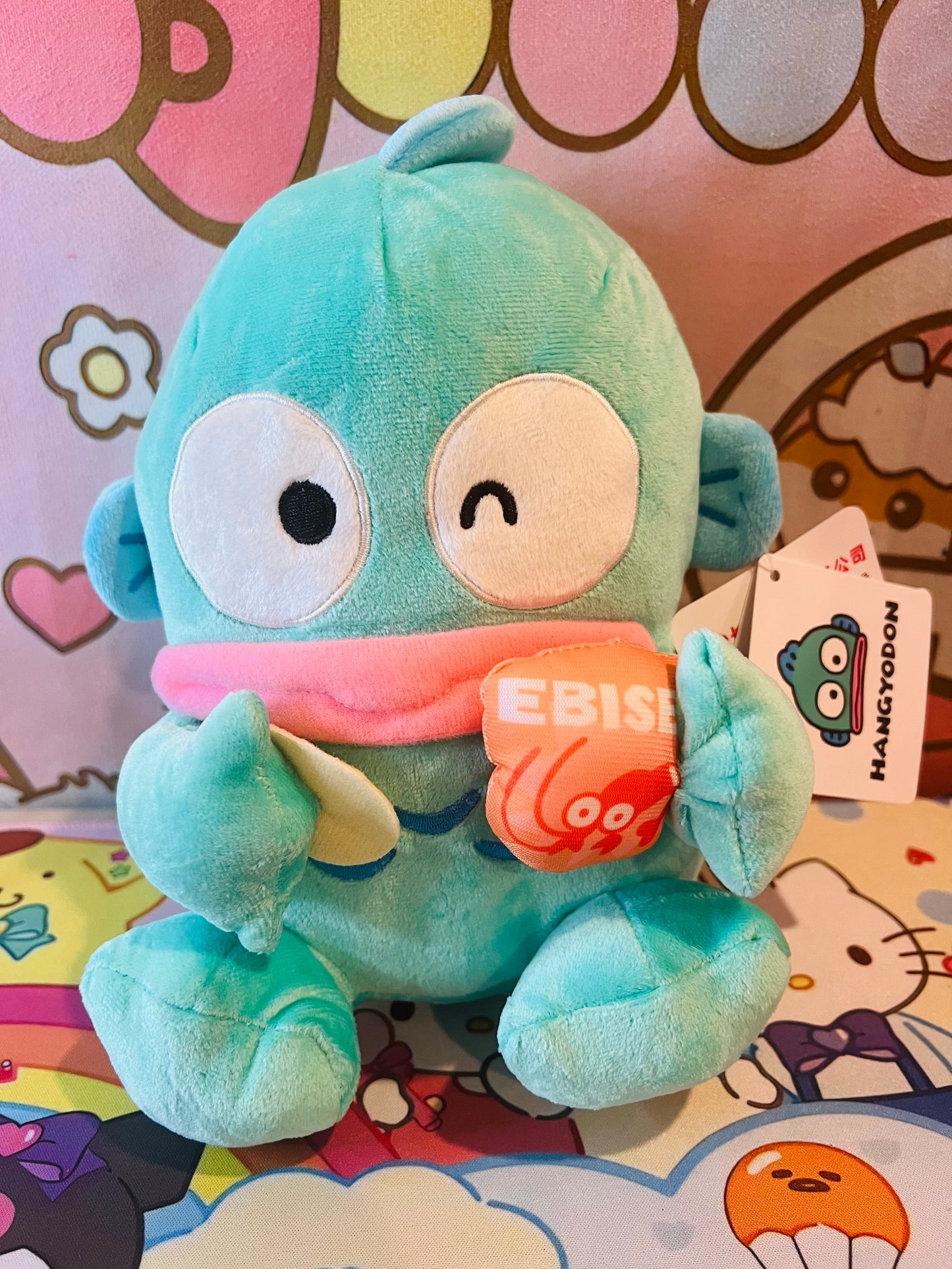 Limited Edition Soft Plush Hangyodon Fish Stuffed Toy Doll Unique Gift