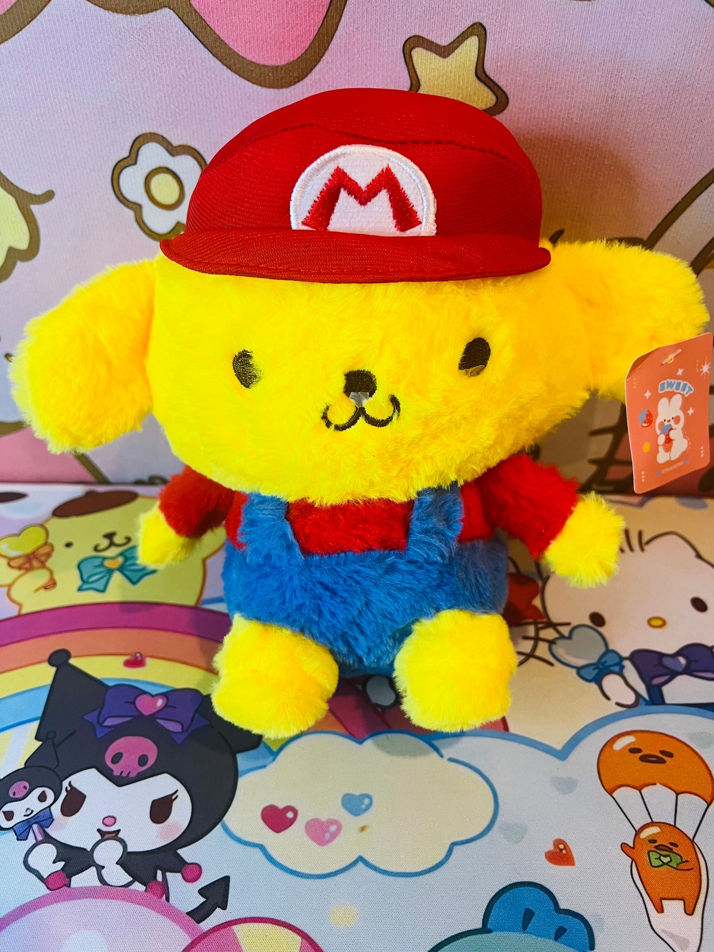 Kawaii Pompompurin Super Mario Unique Stuffed Plush