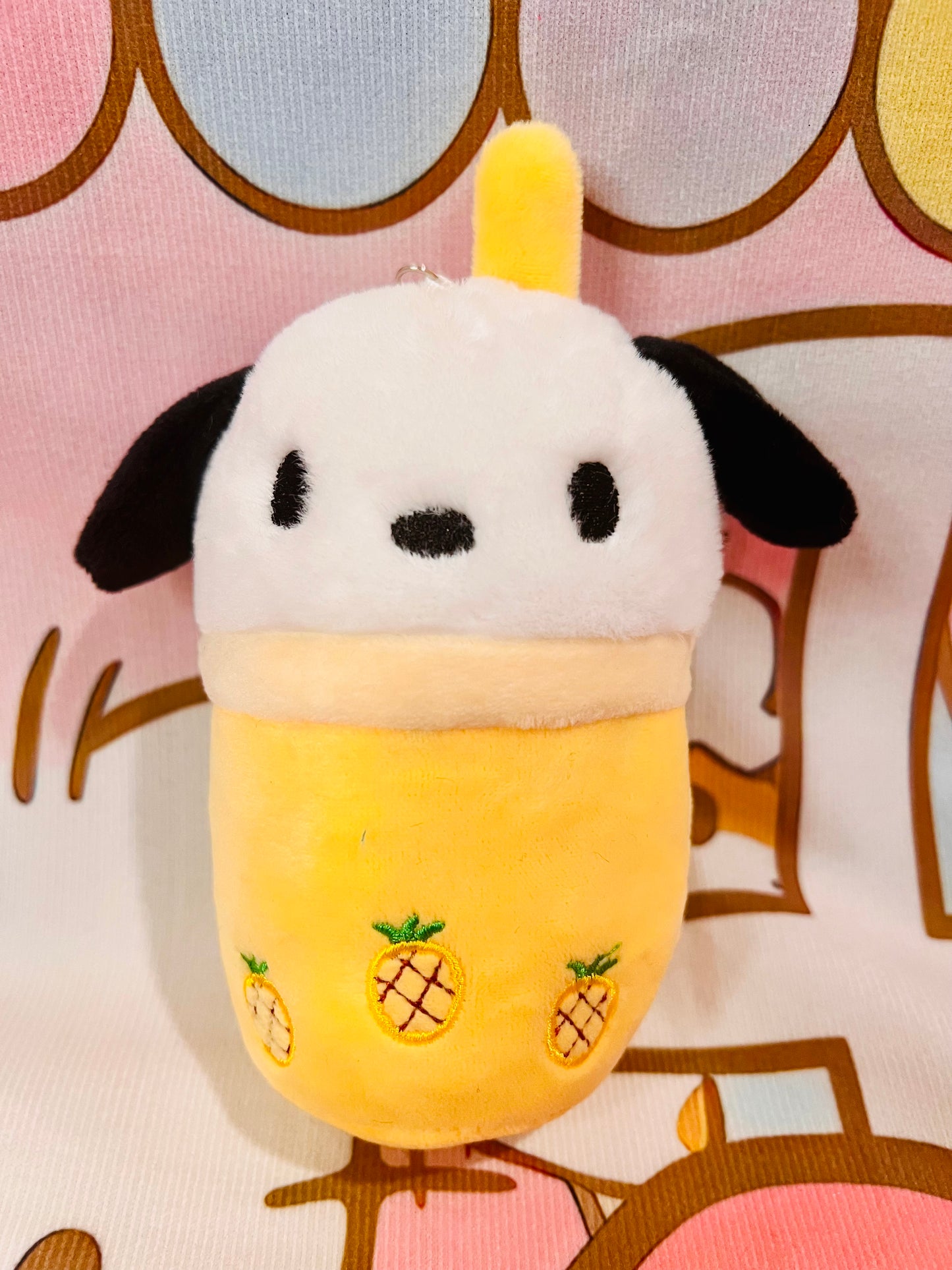 Plush Milk Tea Boba Set of 6 Keychain Plush Doll