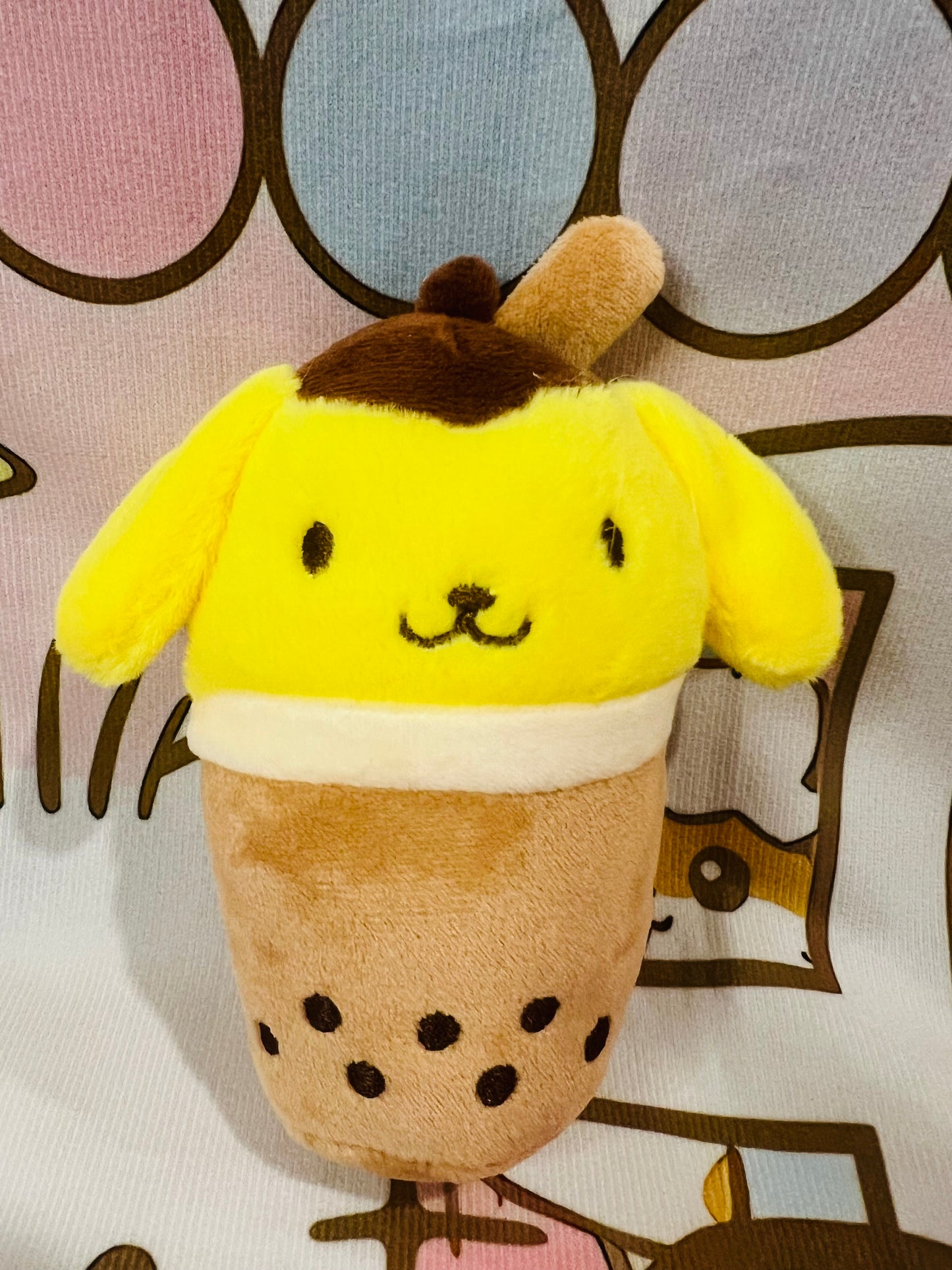 Plush Milk Tea Boba Set of 6 Keychain Plush Doll