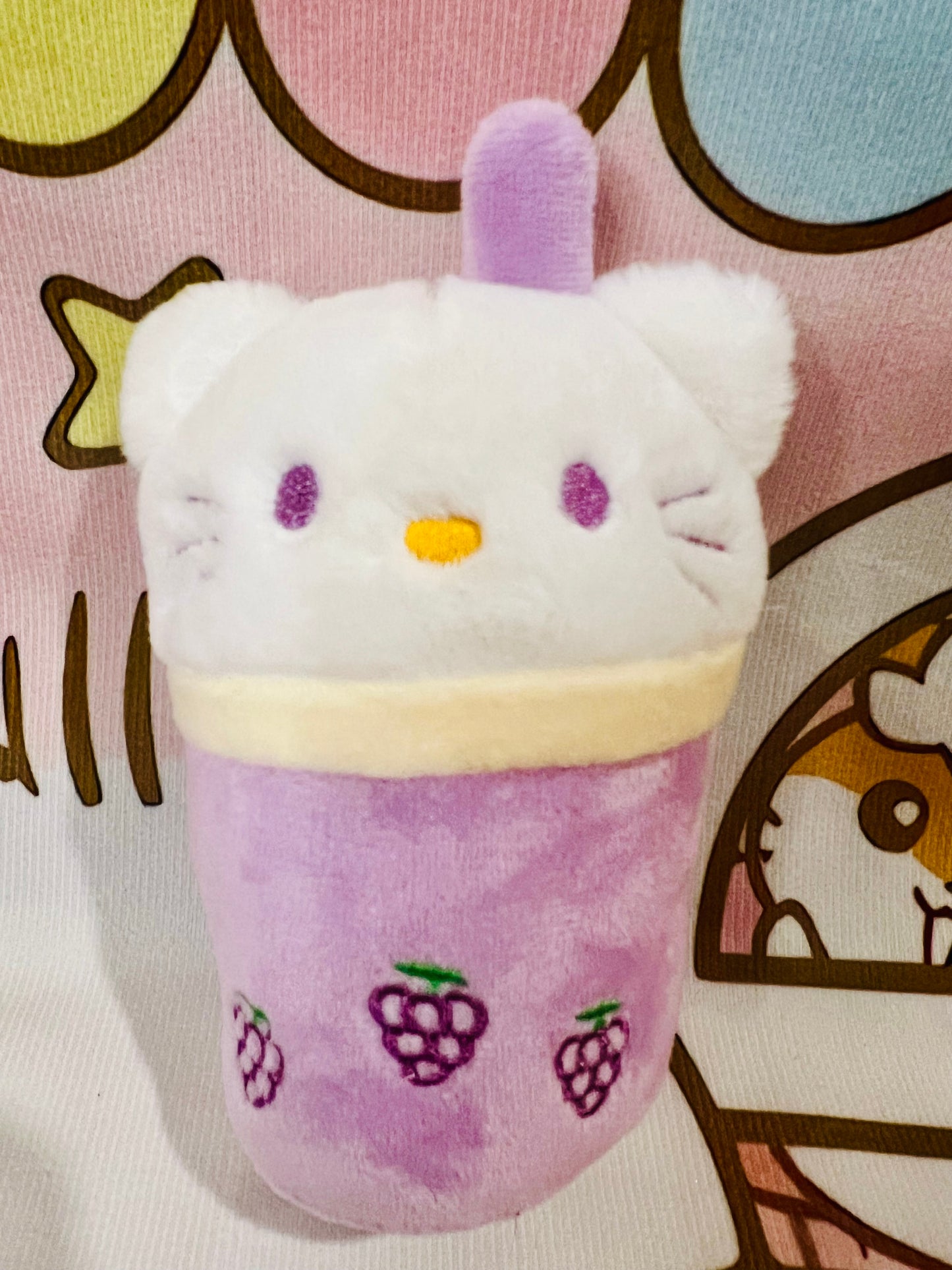 Plush Milk Tea Boba Set of 6 Keychain Plush Doll