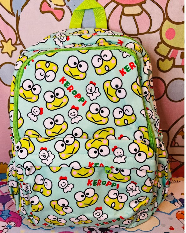 Keroppi and Teru Teru School Size Backpack